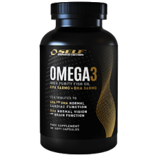 Asendamatud oomega-3-rasvahapped, tugevab immuunsust ja aitab kaasa rasvapõletusele - SELF Omega3 (120 geelkapslit)